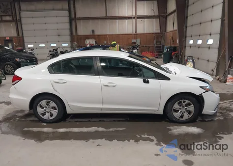 2013 Honda Civic Lx from USA, damaged, VIN 2HGFB2F57DH579798